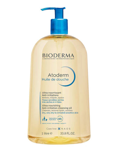 Bioderma Atoderm Shower Oil Body Wash for very Dry skin prone to Eczema - 500ml