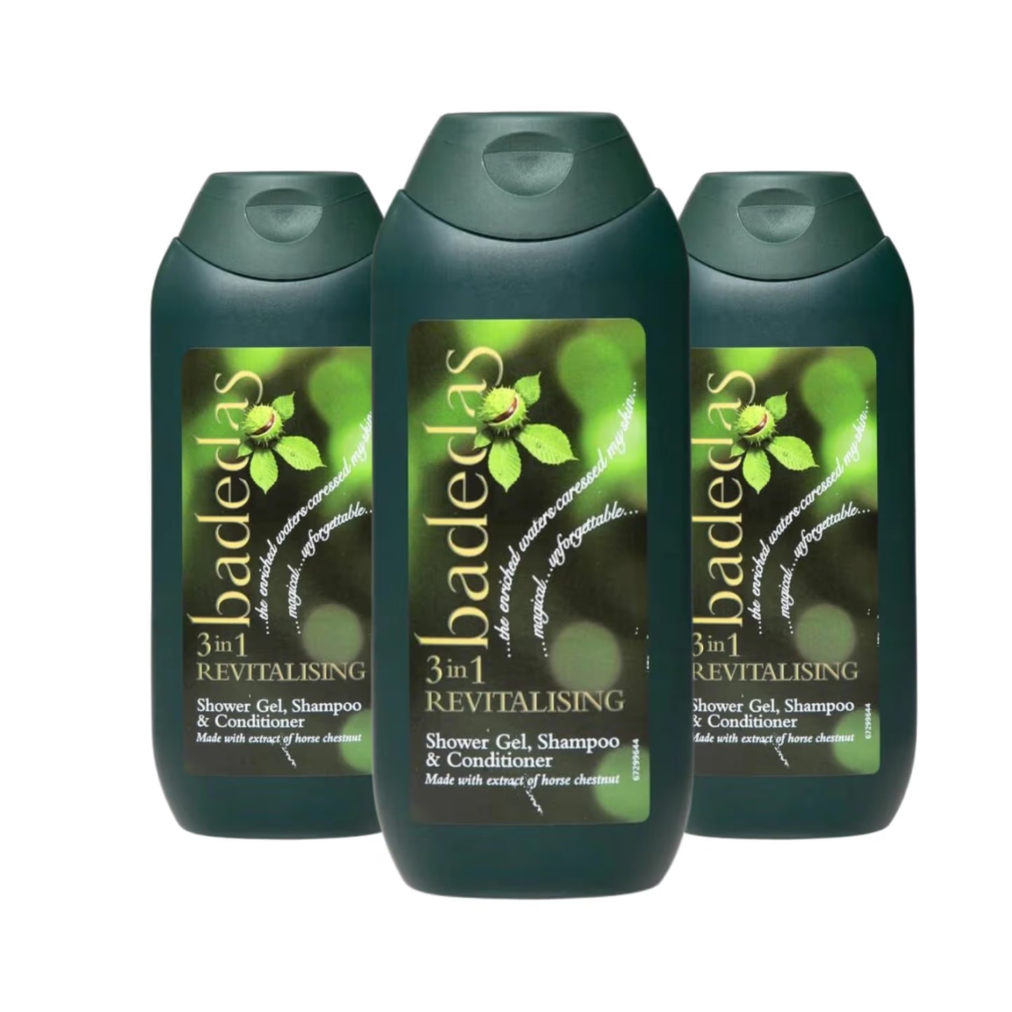 Badedas Shower Gel Revitalising 200ml - Pack of 3