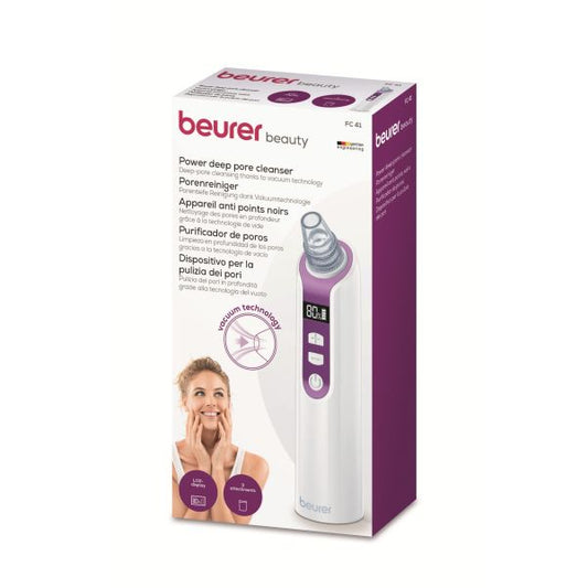 Beurer FC 41 Power Deep Pore Cleanser – Deep-Pore Vacuum Blackhead Remover - Direct2Customer