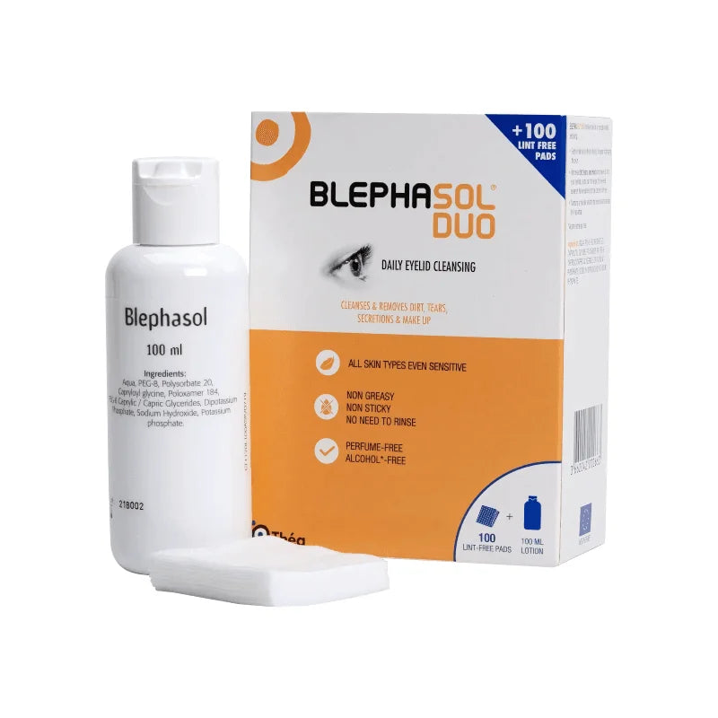 Blephasol Duo Eyelid Lotion & Pads 100ml