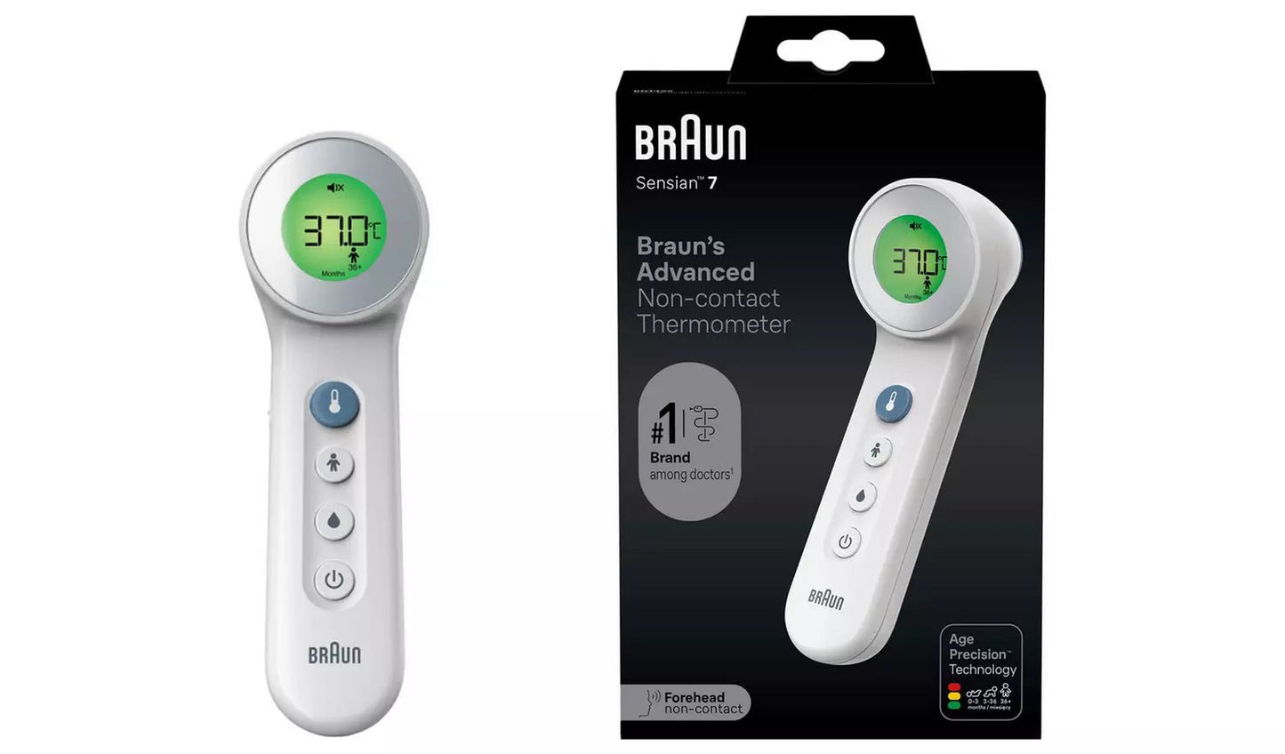 Braun Sensian™ 7 Non-Contact Forehead Thermometer with Age Precision® Technology - Direct2Customer