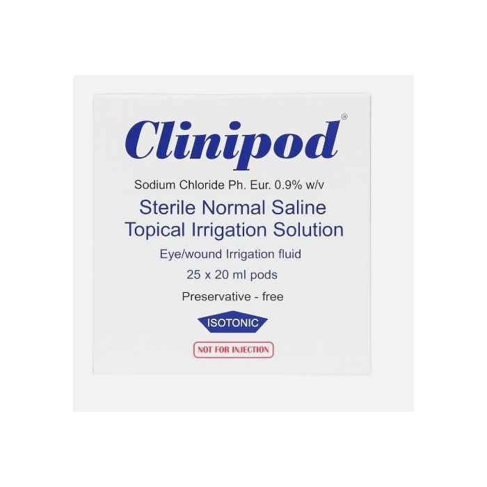 Clinipod Sodium Chloride 0.9% Solution 20ml - Pack of 25 - Direct2Customer