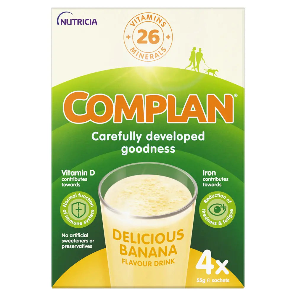 Complan Sachets Banana 4x55g