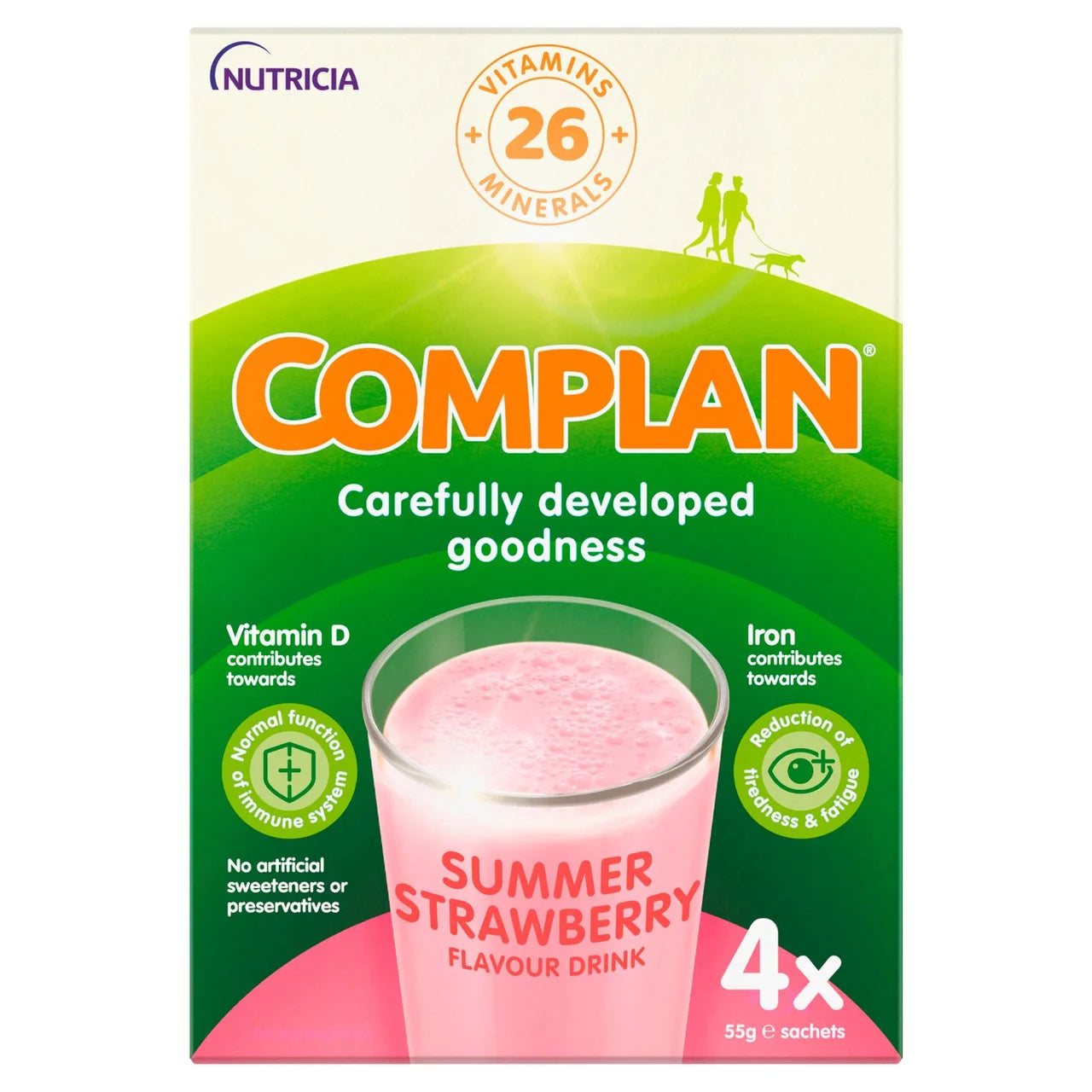 Complan Sachets Strawberry 4x55g