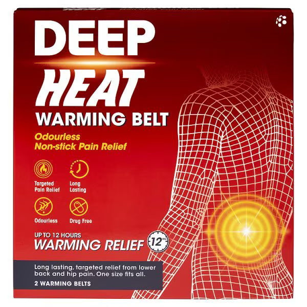 Deep Heat Warming Belts Pack of 2
