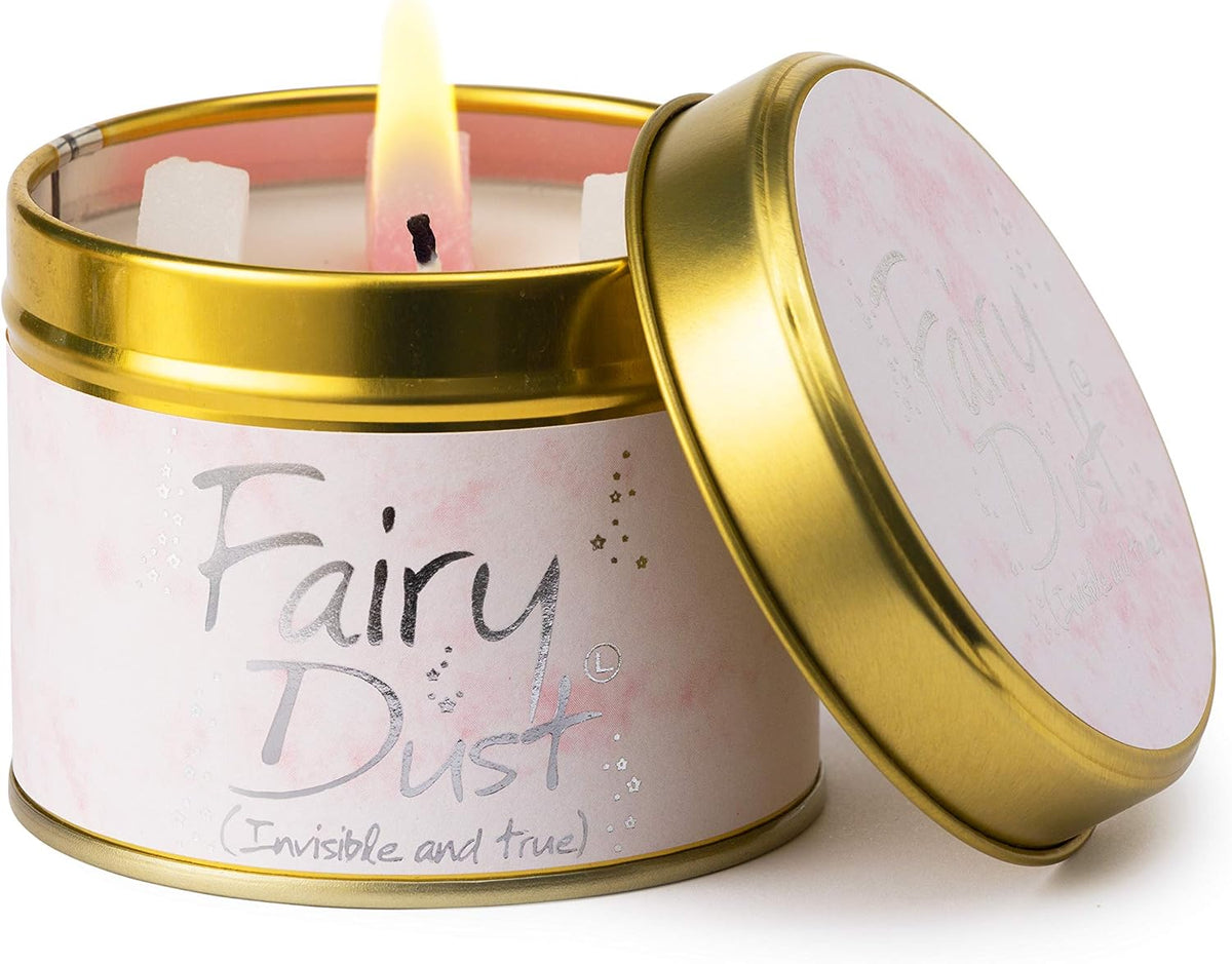 Lily-Flame Fairy Dust Candle Tin 250g