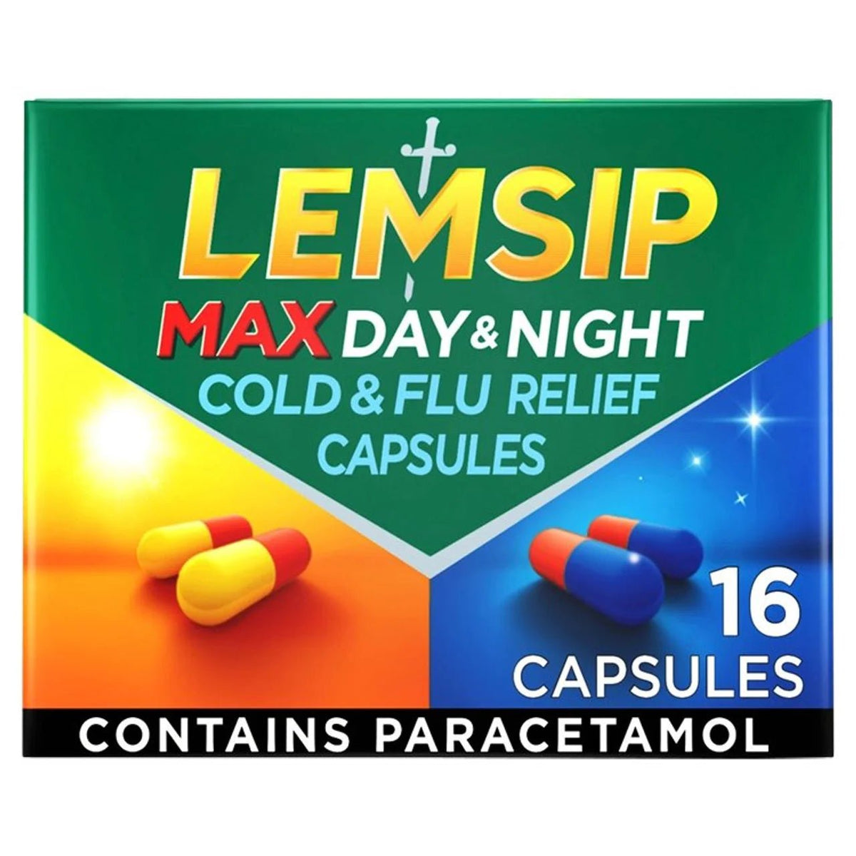 Lemsip Max Day & Night Capsules - 16 Capsules - Direct2Customer