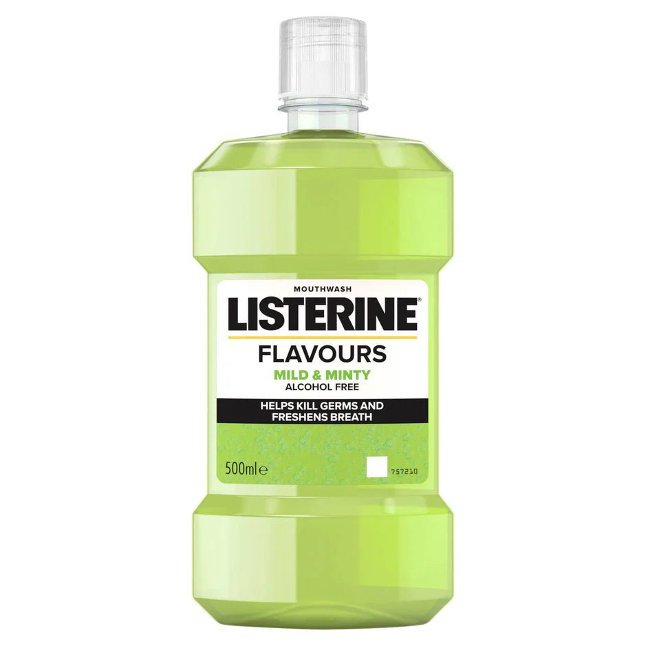 Listerine Flavours Mild and Minty Mouthwash 500ml - Direct2Customer
