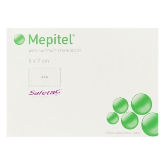 Mepitel Wound Contact Dressing 5x7cm - Pack of 5 - Direct2Customer
