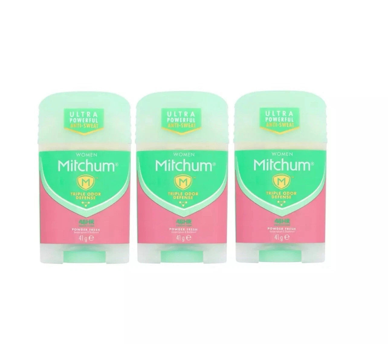 Mitchum Stick Powder Fresh 41g - Pack of 3