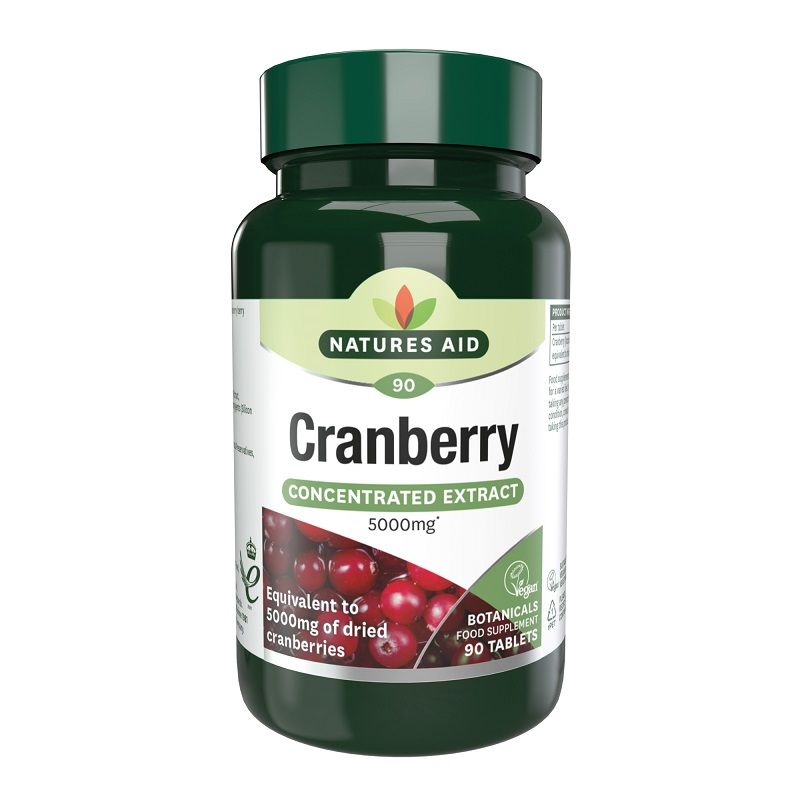 Nature's Aid Cranberry Supplement Tablets 5000mg 90 - Direct2Customer