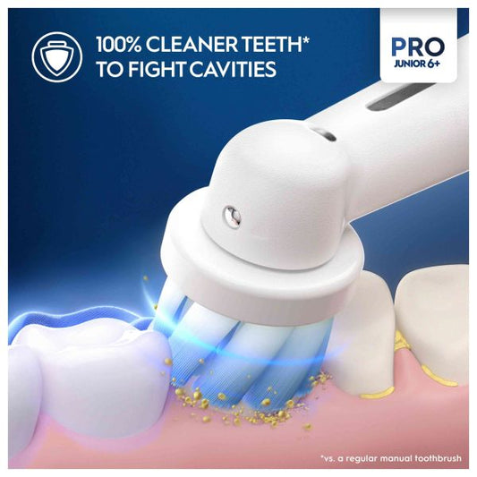 Oral-B Pro Juniorgeen Electric Toothbrush, For Ages 6+ - Direct2Customer