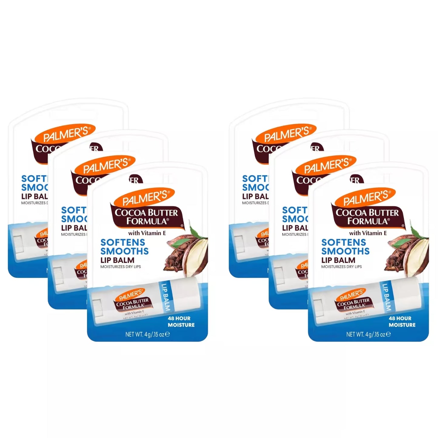 Palmer's Cocoa Butter Formula Lip Balm 4g - Pack of 6