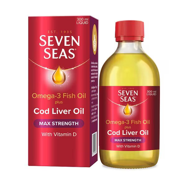 Seven Seas Cod Liver Oil Maximum Strength Liquid 300ml