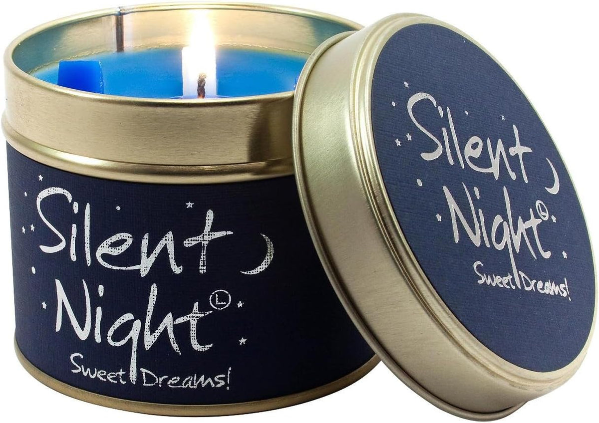 Lily-Flame Silent Night Tin Candle 250g