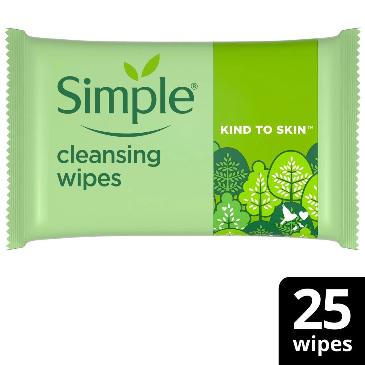 Simple Cleansing Facial Wipes 25 Pieces - Direct2Customer