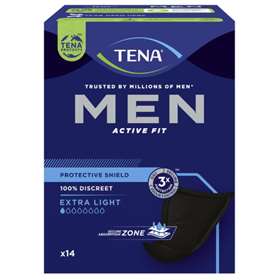 Tena Men Protective Shield Extra Light 14 Pack - Direct2Customer