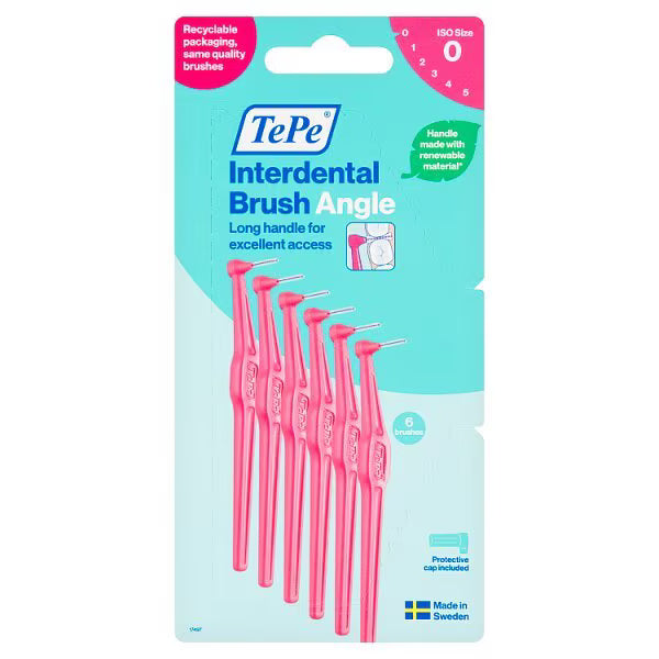 TePe Angle Interdental 6 Brushes Pink