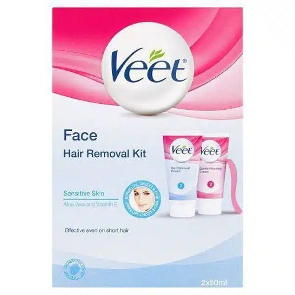 Veet Facial Hair Removal Kit 2X50ML - Direct2Customer