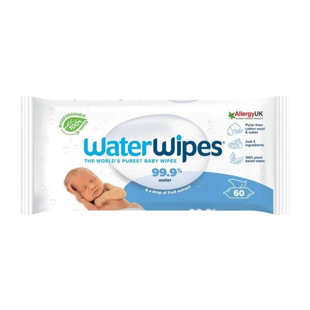 WaterWipes Sensitive Newborn & Baby 60 Wipes - Direct2Customer