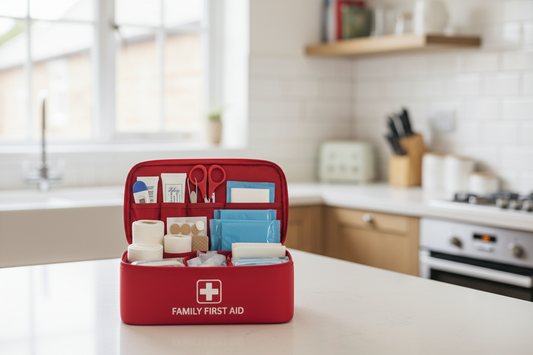 A Practical Family First Aid Kit Example for UK Households