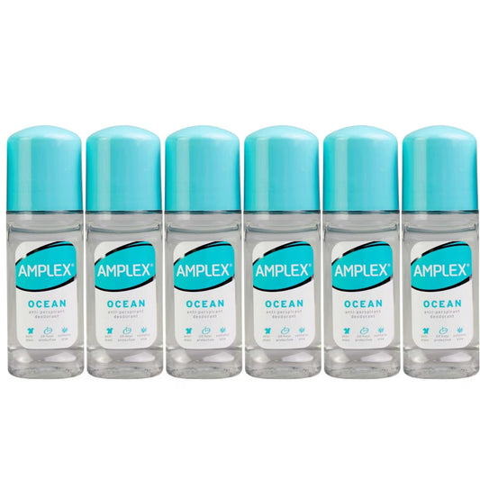 Amplex Roll-On Deo Ocean 50ml Pack of 6