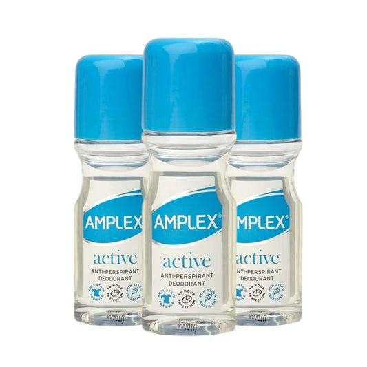 Amplex Roll-On Deo Active 50ml Pack of 3