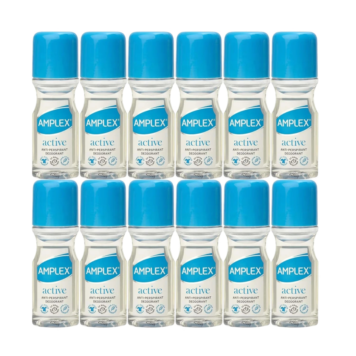 Amplex Roll-On Deo Active 50ml Pack of 12