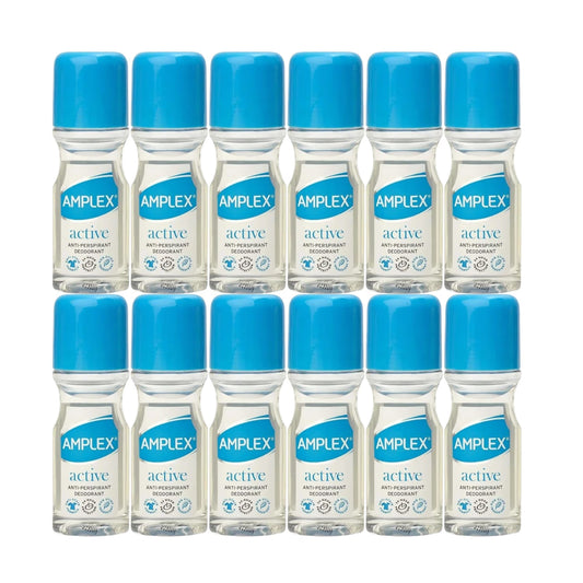 Amplex Roll-On Deo Active 50ml Pack of 12