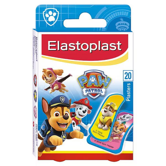 Elastoplast Paw Patrol Painless Kids Plasters Pack of 20