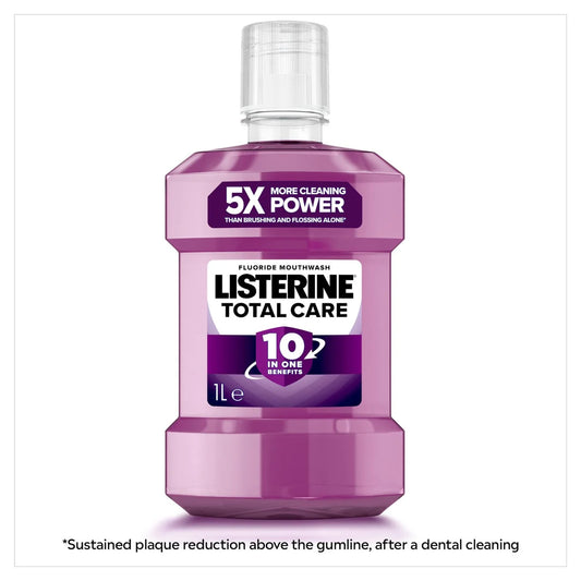 Listerine Total Care 10-in-1 Benefit Clean Mint Mouthwash 1L