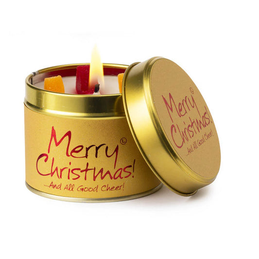 Lily-Flame Merry Christmas Tin Scented Candle 250g