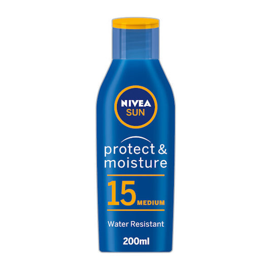 NIVEA SUN Protect & Moisture SPF 15 Sun Lotion 200ml