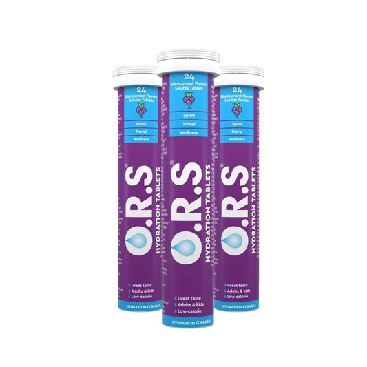 ORS Blackcurrant 24 Tablets Pack of 3
