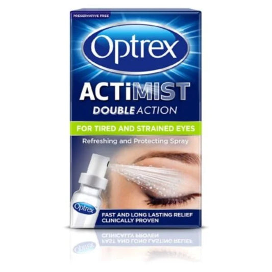Optrex Double Action Actimist Spray for Tired & Strained Eyes 10ml