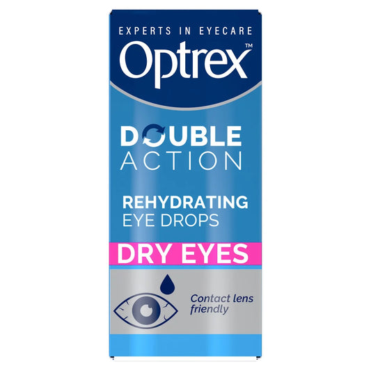 Optrex Double Action Rehydrating Eye Drops Dry Eyes 10ml