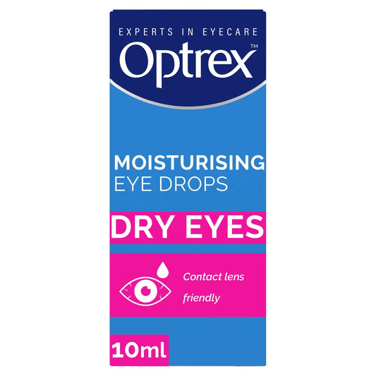 Optrex Moisturising Eye Drops For Dry Eyes 10ml