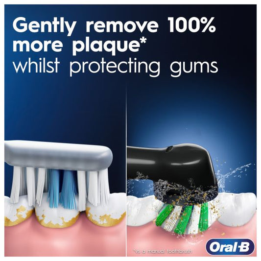 Oral-B Pro Series 1 Pink & Black Electric Toothbrushes, Designed by Braun