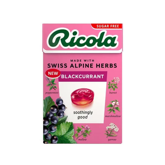 Ricola Blackcurrant Sugar Free Sweets 45g