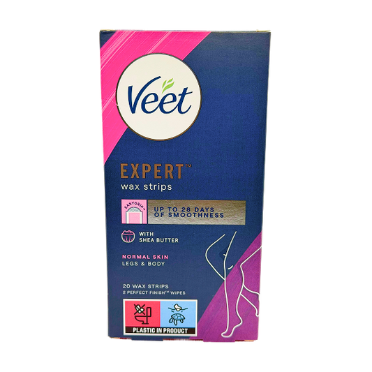 Veet Expert Cold Wax Strips for Legs Sensitive 20