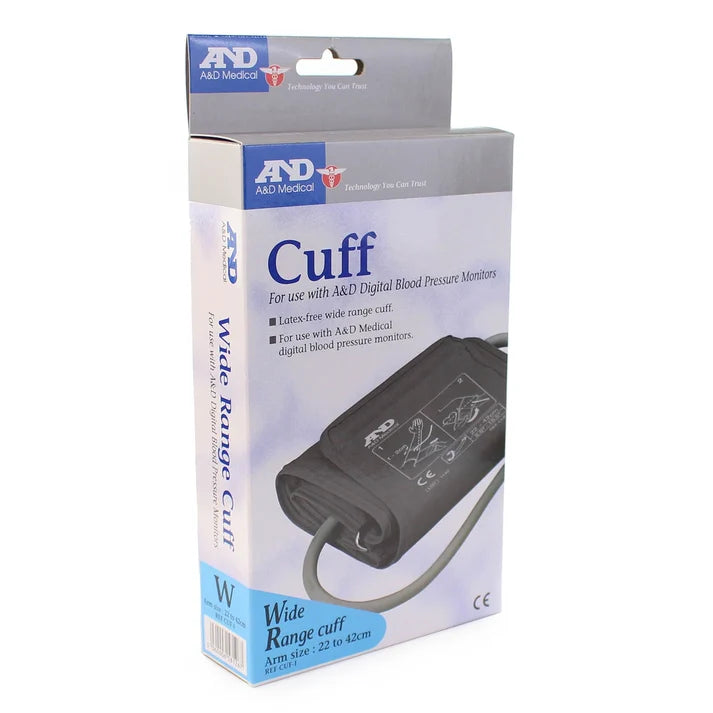 A&D Medical Wide Range Cuff - Arm Circumference 22cm to 42cm - Direct2Customer