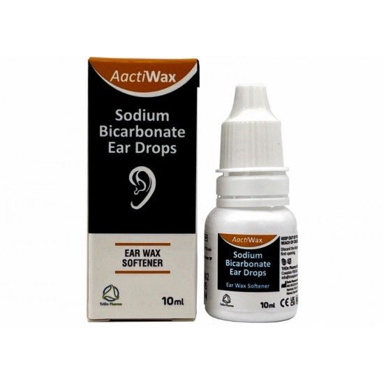 AactiWax Sodium Bicarbonate 5% Ear Drops 10ml - Direct2Customer