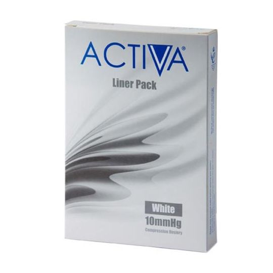Activa Stocking Liners White 3S - Direct2Customer
