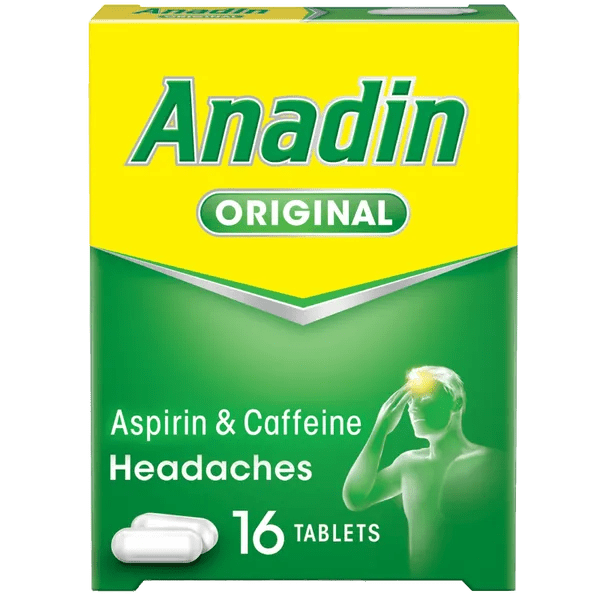 Anadin Original Caplets Pack of 16 - Direct2Customer