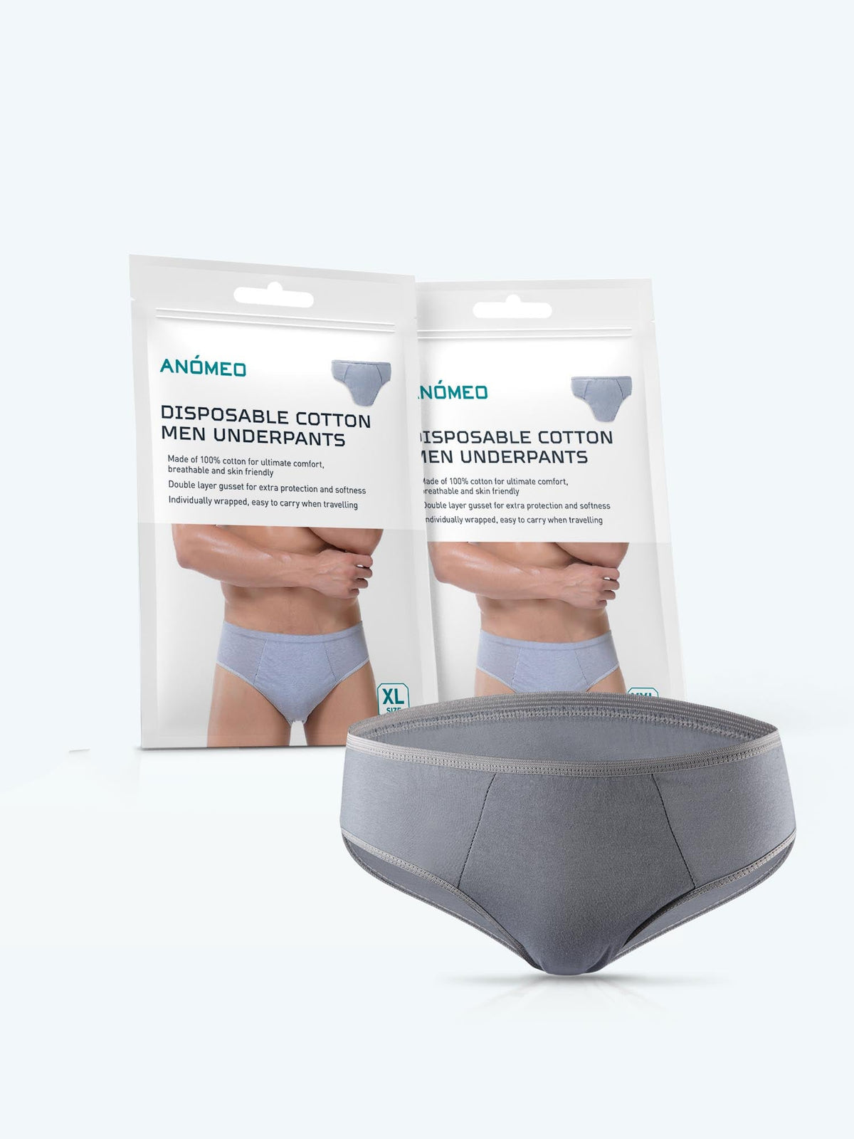 Anomeo Men's Disposable Underwear - XL - 6 pcs - Direct2Customer