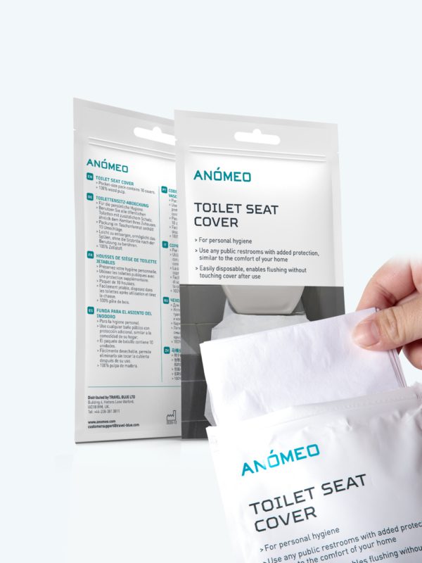 Anomeo Toilet Seat Cover 38x46cm - Pack of 10 - Direct2Customer