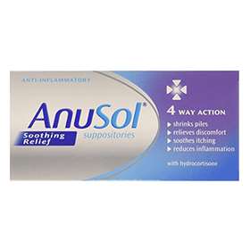 Anusol Soothing Relief Suppositories 12 - Direct2Customer