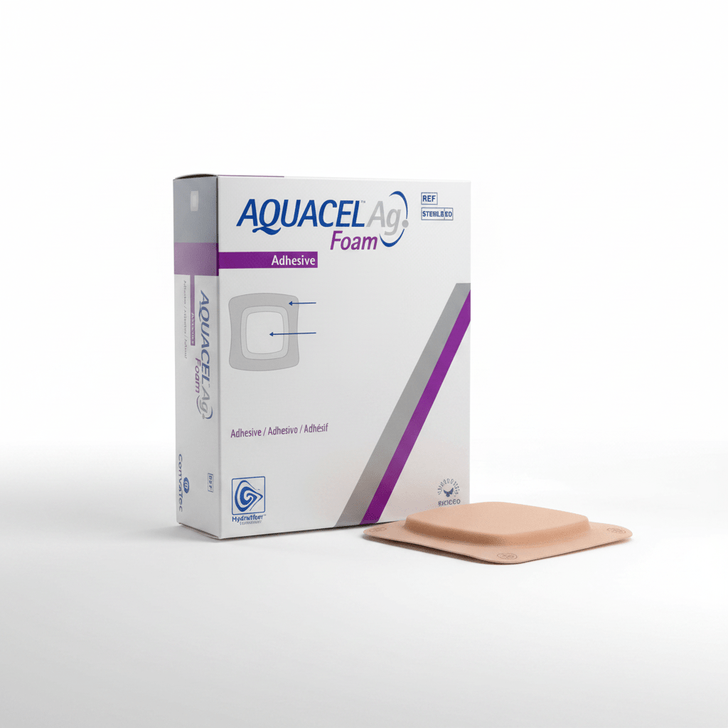 Aquacel Ag Foam Adh 25X30cm 420807 -Pack of 5 - Direct2Customer
