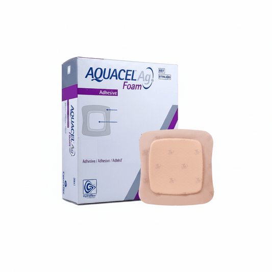 Aquacel Ag Foam Adhesive 8x8cm - Pack of 10 - Direct2Customer