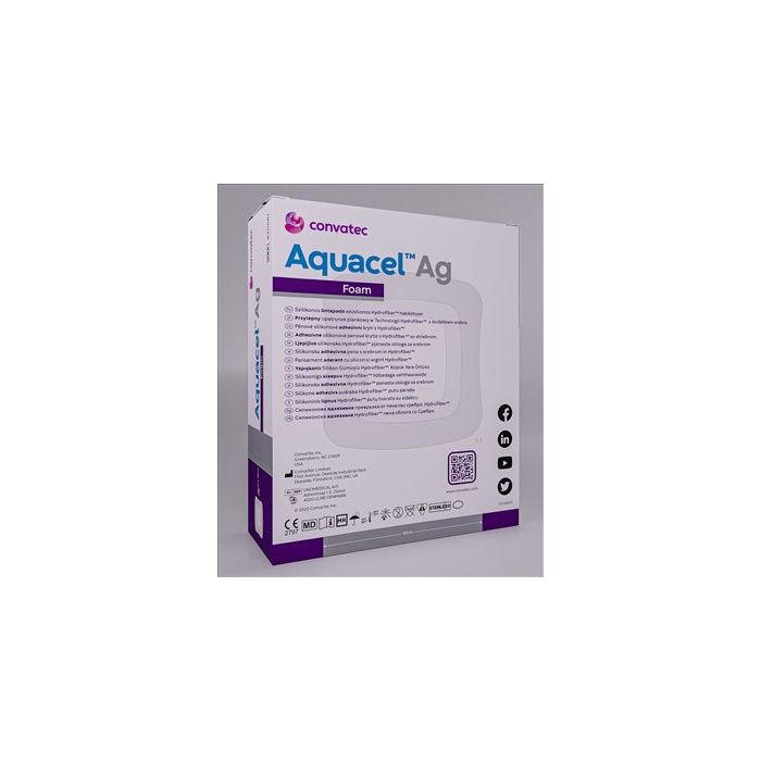 Aquacel Ag Foam Non-Adhesive 15X20cm 420806 Pack of 5 - Direct2Customer